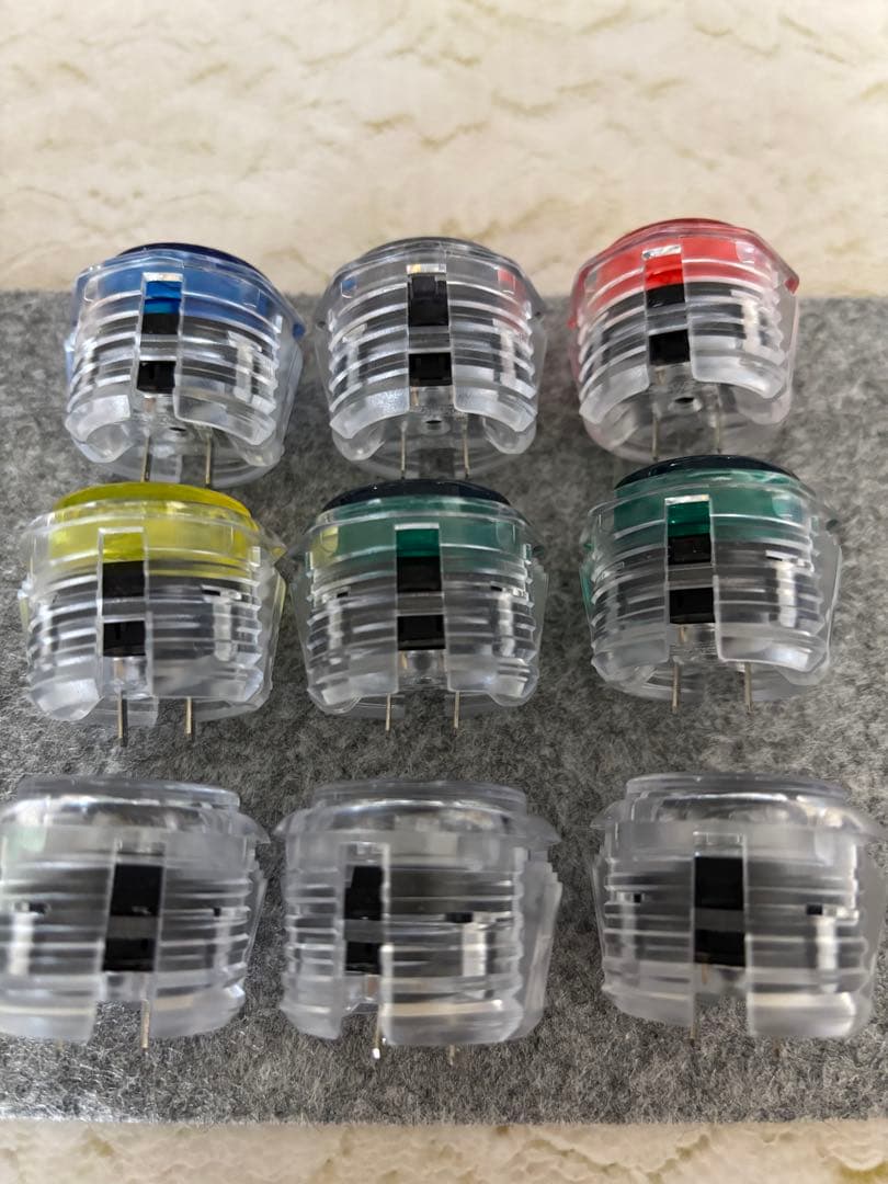 【未使用含む】GamerFinger 14個 (内未使用5) 30φ 静音 銀軸