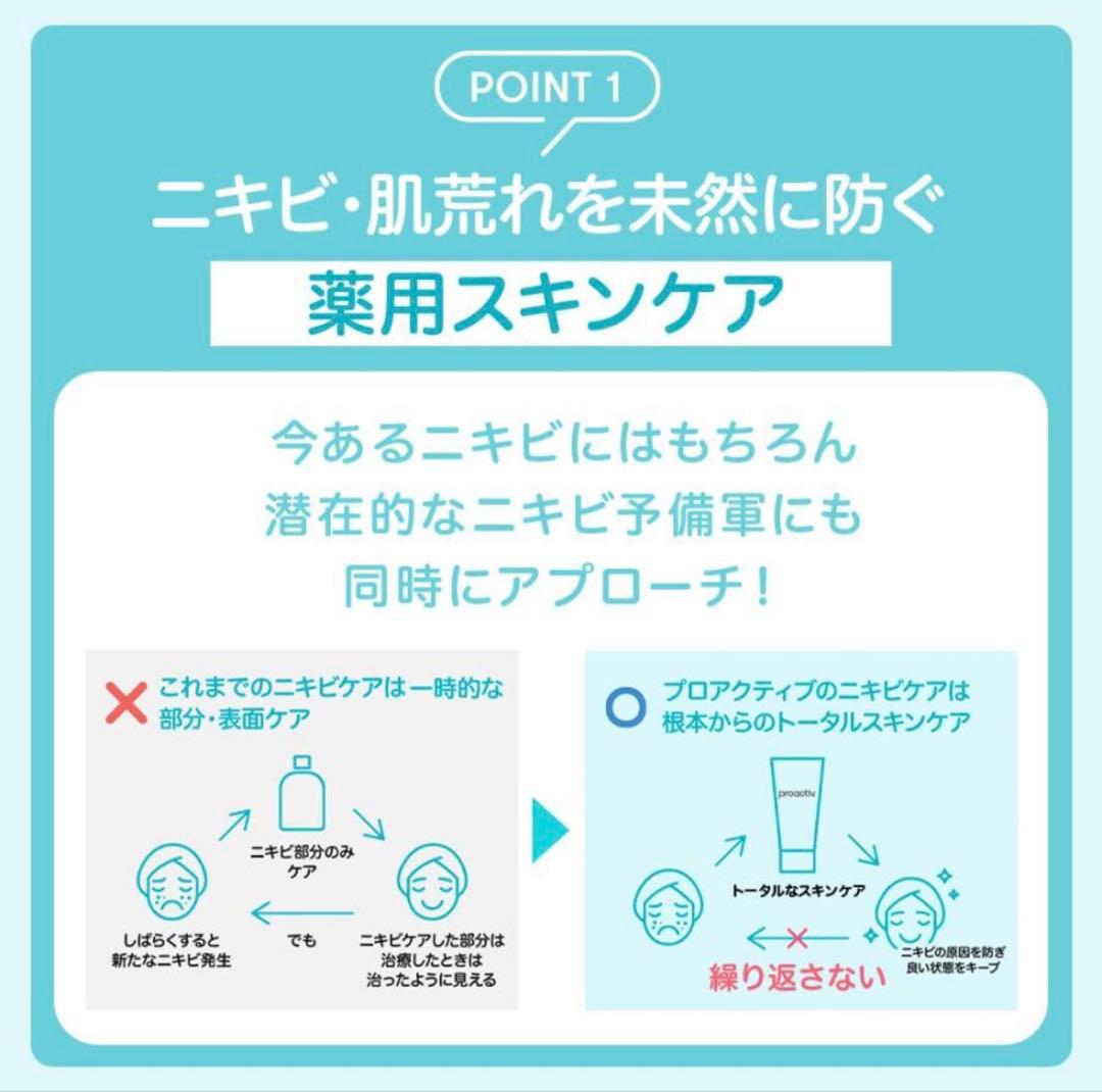 [新品・未開封] プロアクティブ スキンケアスマートセット３ステップ90日用