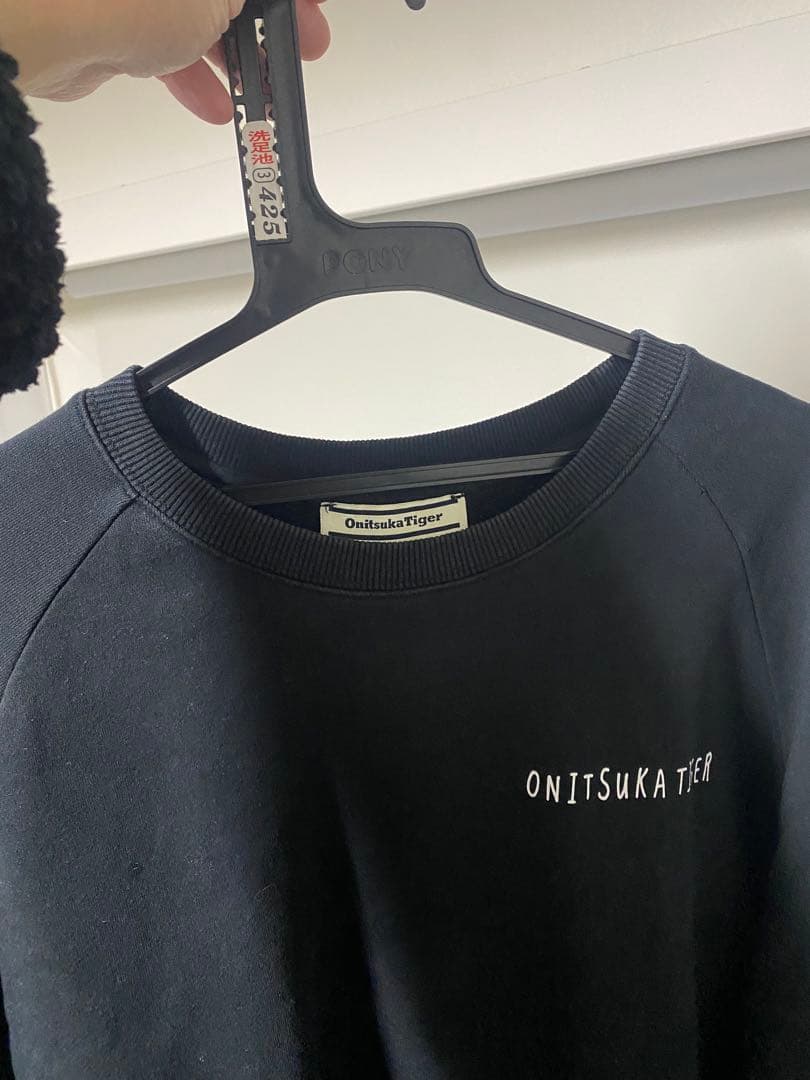 オニツカタイガー　トレーナーバックロOnitsukaTiger ユニセックス