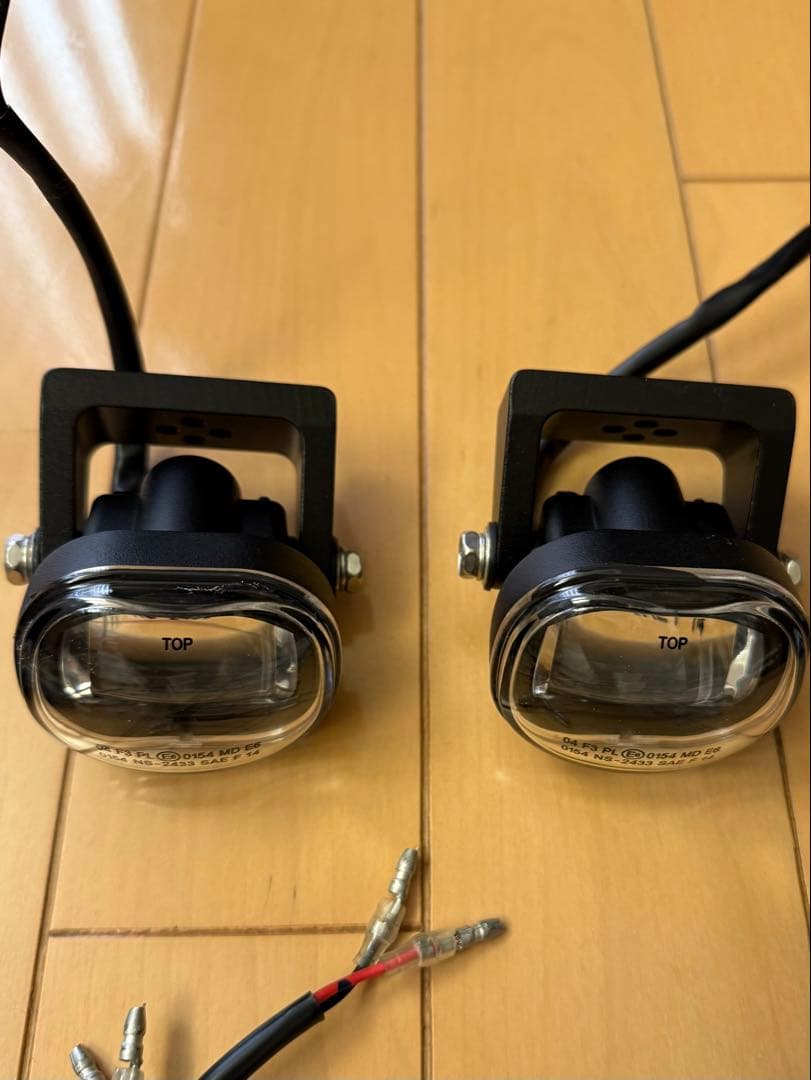 美品 KIJIMA フォグライトセット ハンターカブ JA55/65 20年～