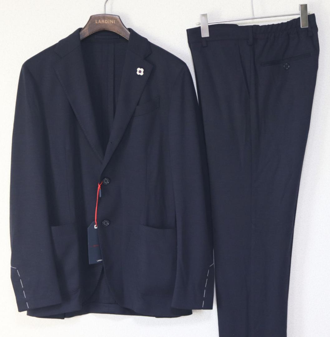 新品タグ付き【ラルディーニ】EASY WEAR ハイブリッド3Bスーツ 紺 46