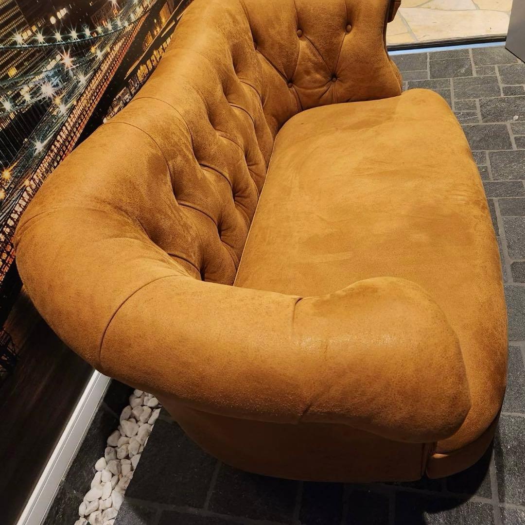 RELAX FORM 関家具 リラックスフォーム 2人掛けソファ　ボタンダウン