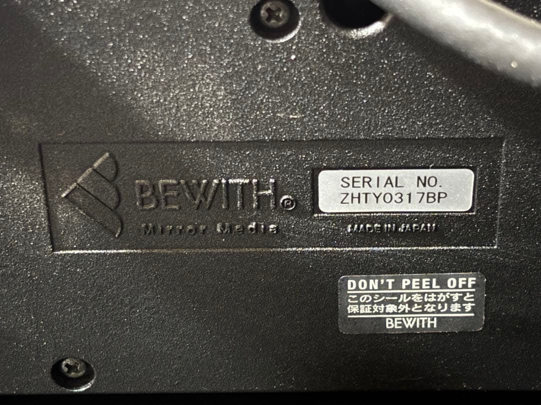 BEWITH MM-1D ミラー型ヘッドユニット 箱付き