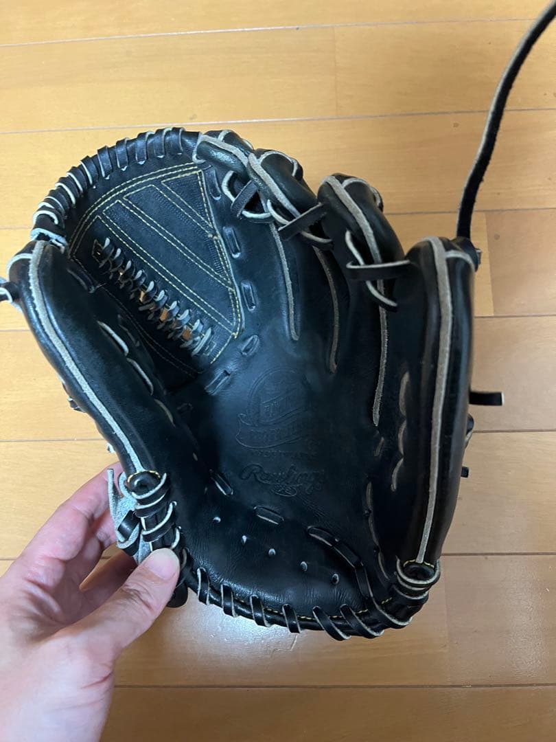 Rawlings 軟式グローブ 黒　投手用