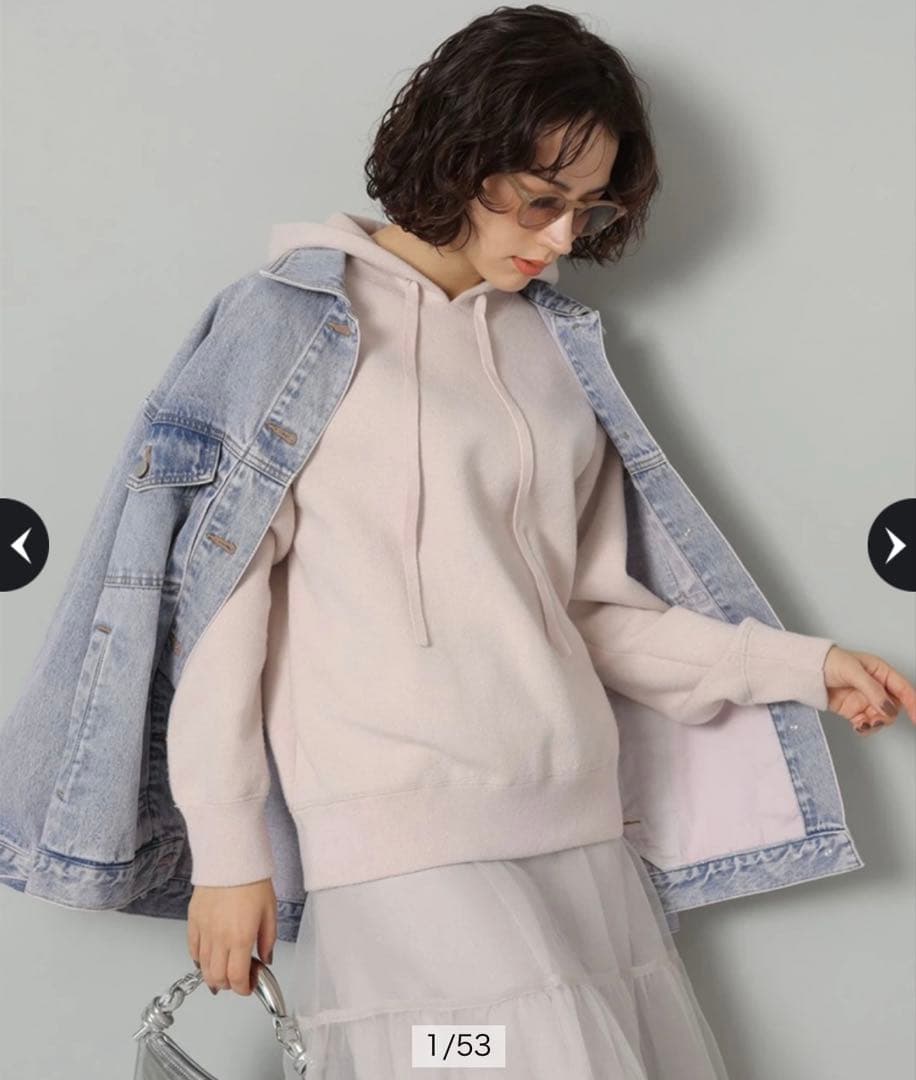 Arpege story アルページュストーリー パーカープルオーバー