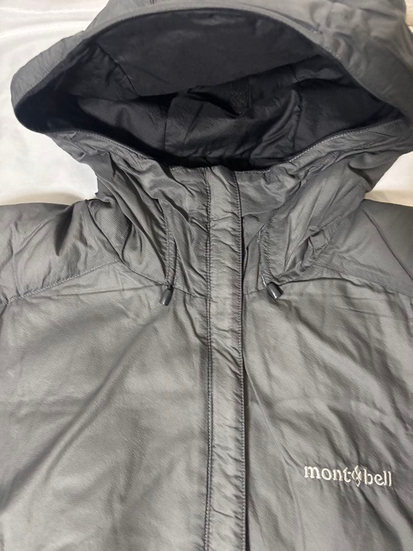 モンベル サーマラップ パーカ リバーシブル 撥水加工 Lサイズ 黒
