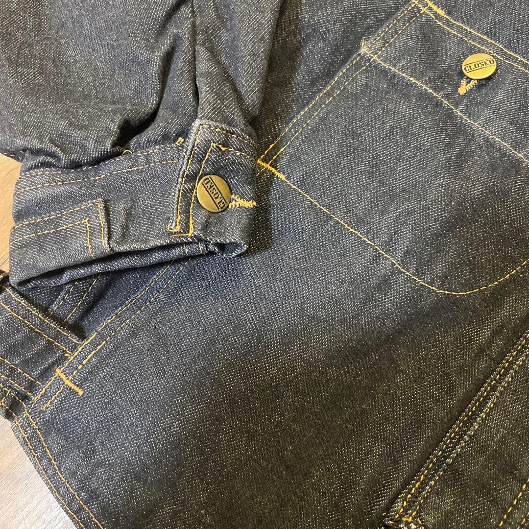 80s イタリア製 CLOSED デニムジャケット BASIC 赤襟