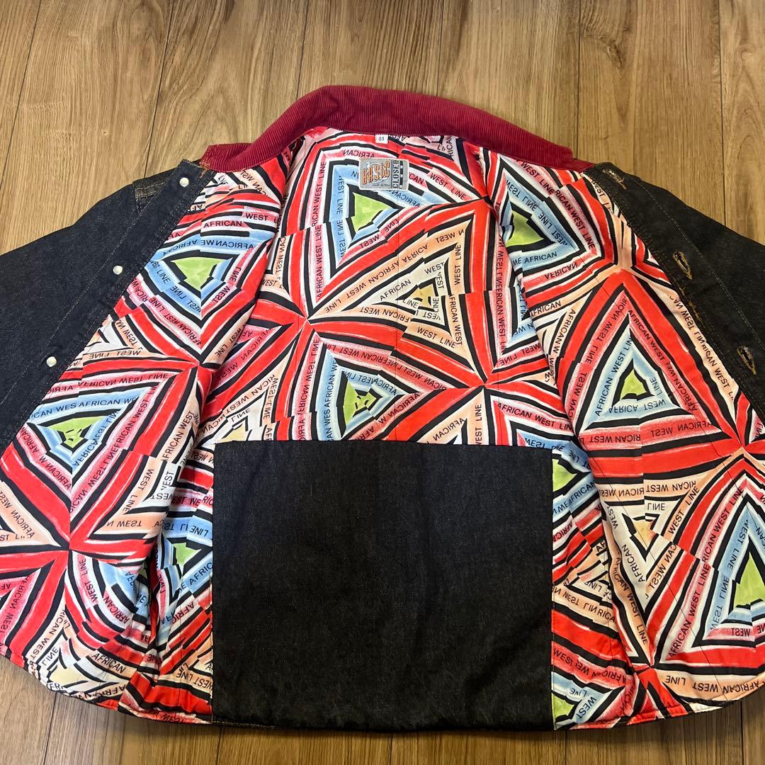 80s イタリア製 CLOSED デニムジャケット BASIC 赤襟