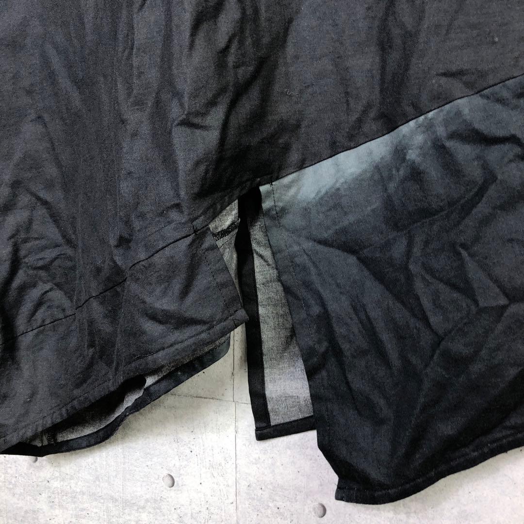 慈雨 日本製 古着 オーバーシルエット アシンメトリー マーブル ワンピース