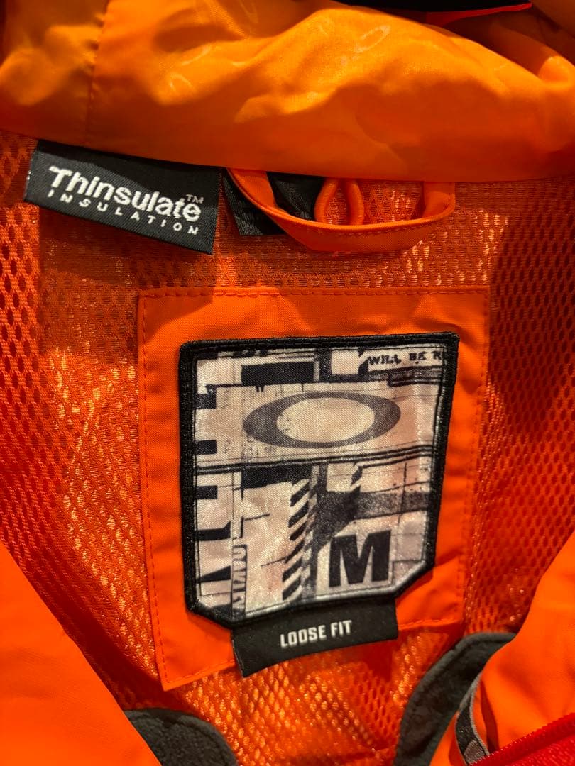 ★オークリーOAKLEY★スノーボード/スキーウエア上下セット M＋フリース S