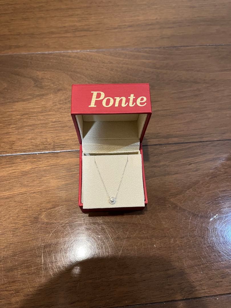 PonteVecchio プラチナ ダイヤモンド ネックレス