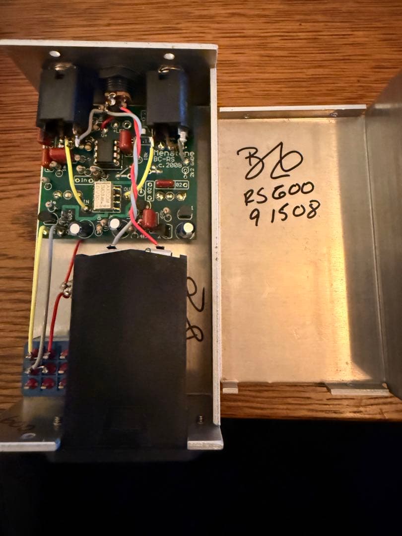 エフェクター　menatone red snapper overdrive