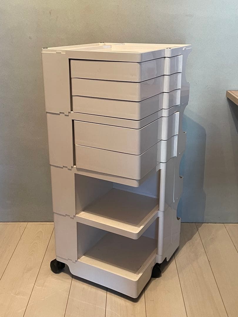 正規品　B-LINE/ボビーワゴン　4段ホワイト　MADE IN ITALY