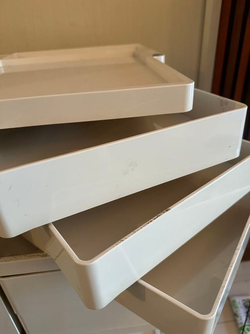 正規品　B-LINE/ボビーワゴン　4段ホワイト　MADE IN ITALY