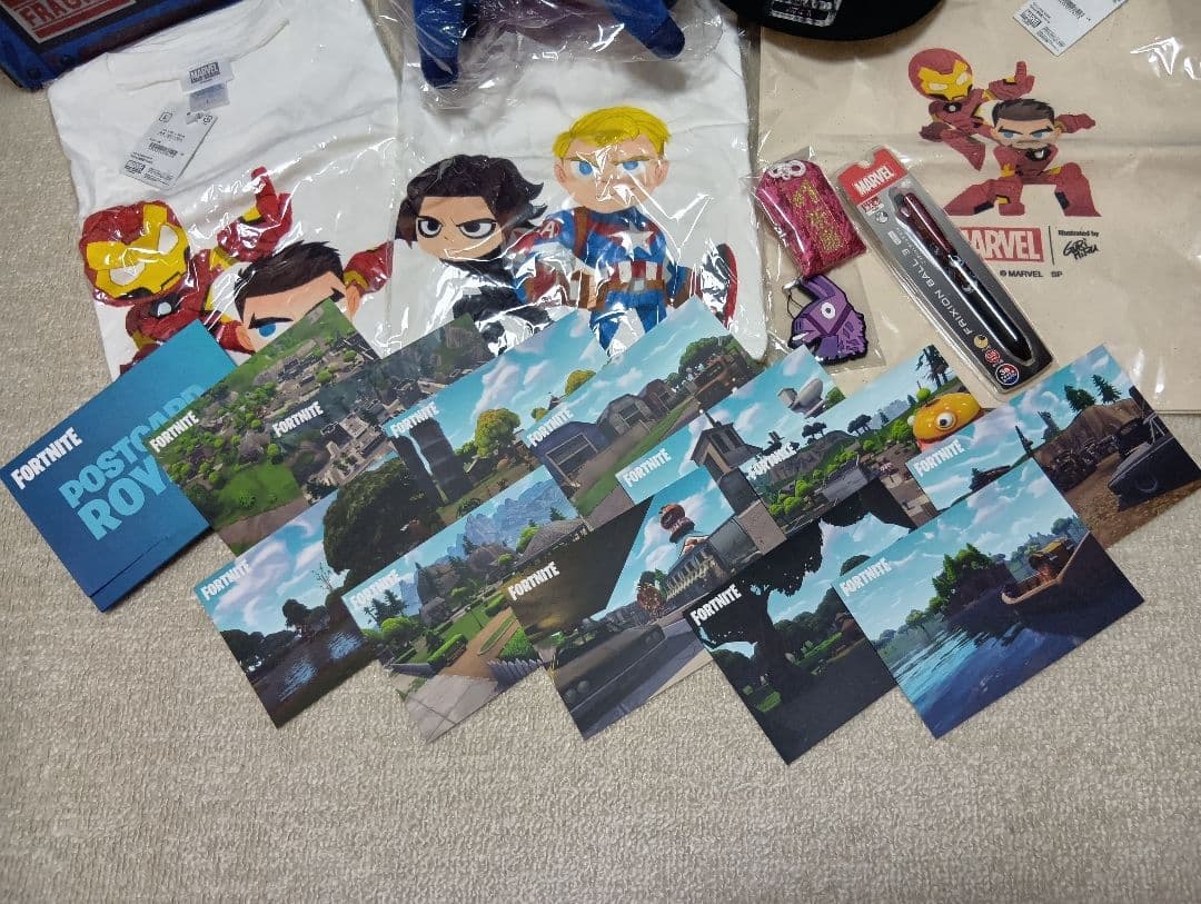 フォートナイト MARVEL Twitter 懸賞 ノベルティグッズ 1式