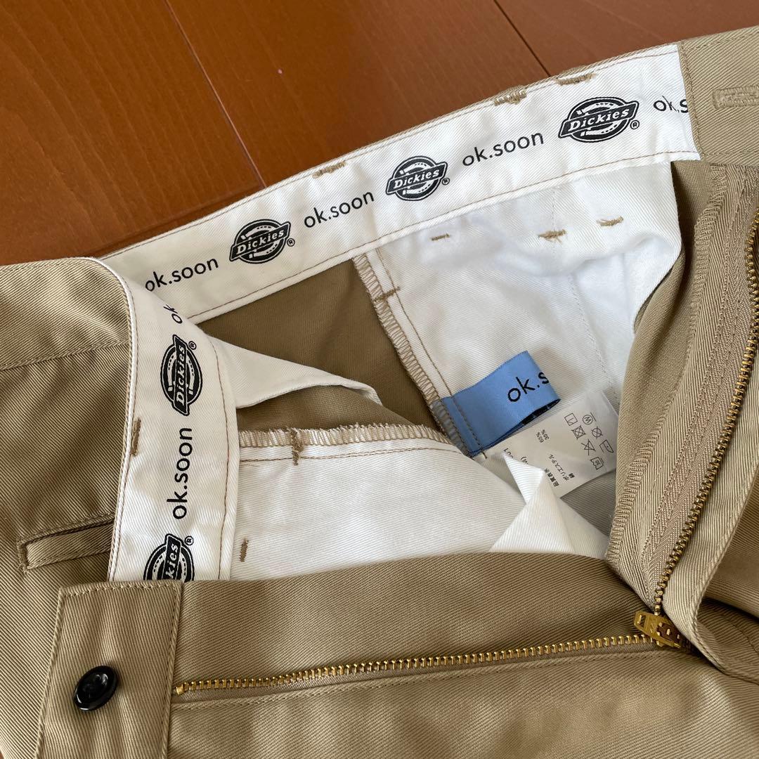 ok.soon×dickies オクスン　テーパードチノパンツ