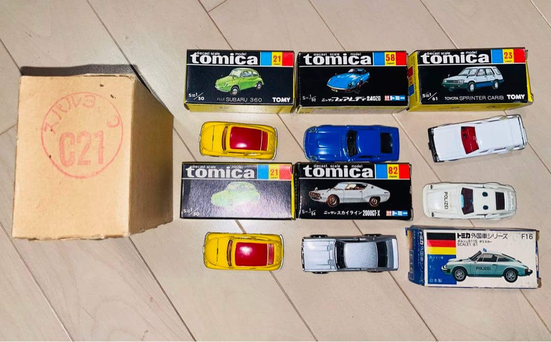 トミカ　箱あり　日本製　JAPAN 青箱　まとめて