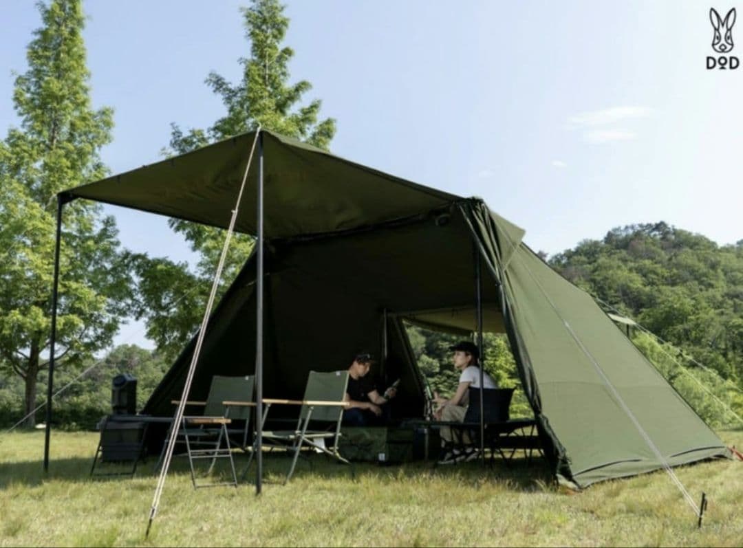 ​【未使用】DOD ヨンヨンベースTC（カーキ）｜ソロ・デュオ