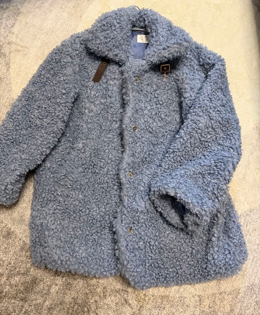 loin nuit ニュアンスボタンプードルコート