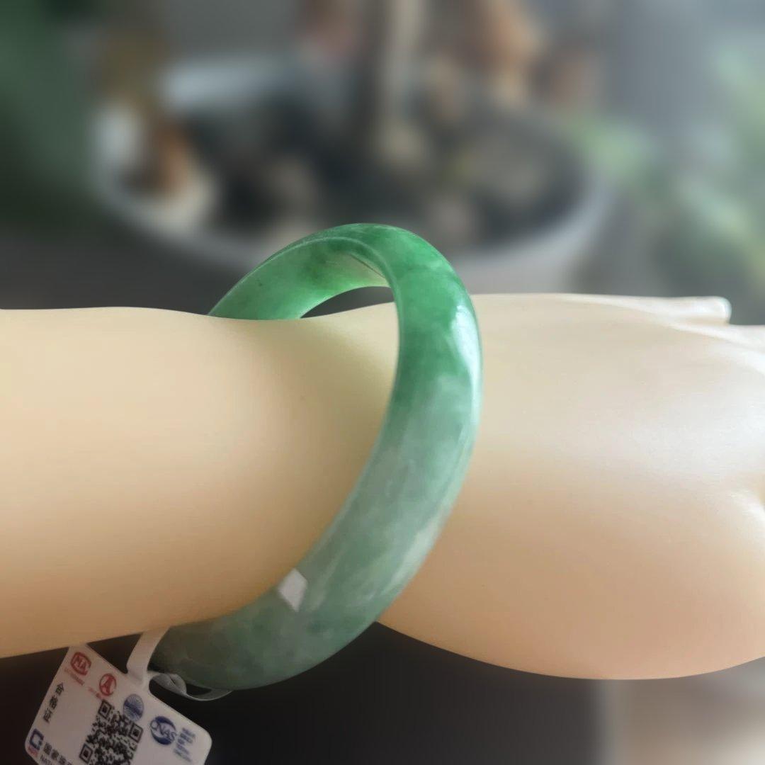 干青翡翠　腕輪　お守り