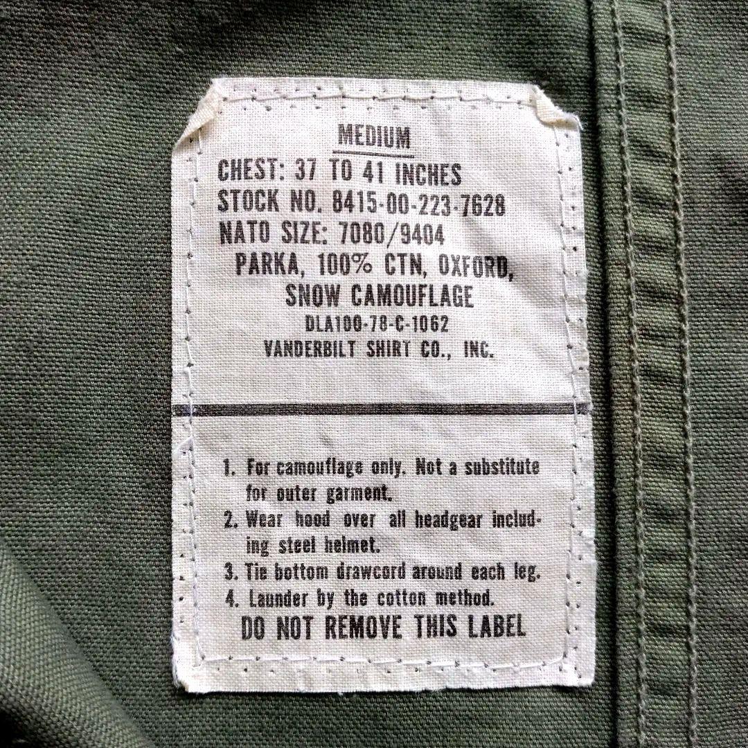 70s US ARMY アメリカ軍　スノーパーカー　ミリタリー　モッズ　コート