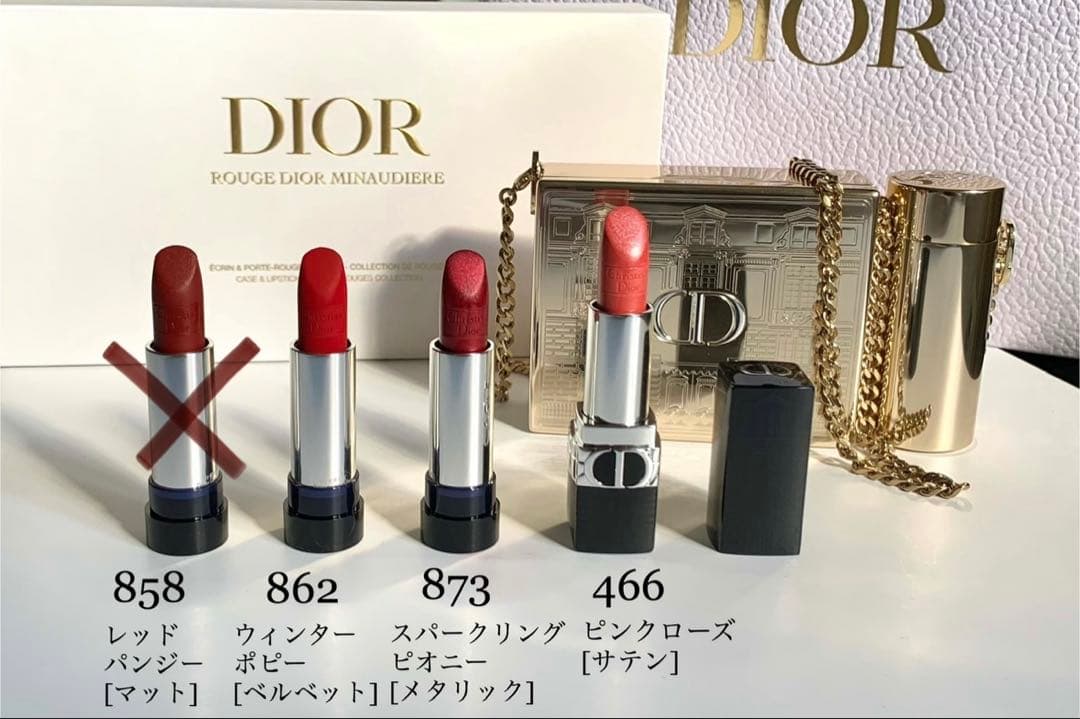 Dior クリスマスコフレ リップスティックセット