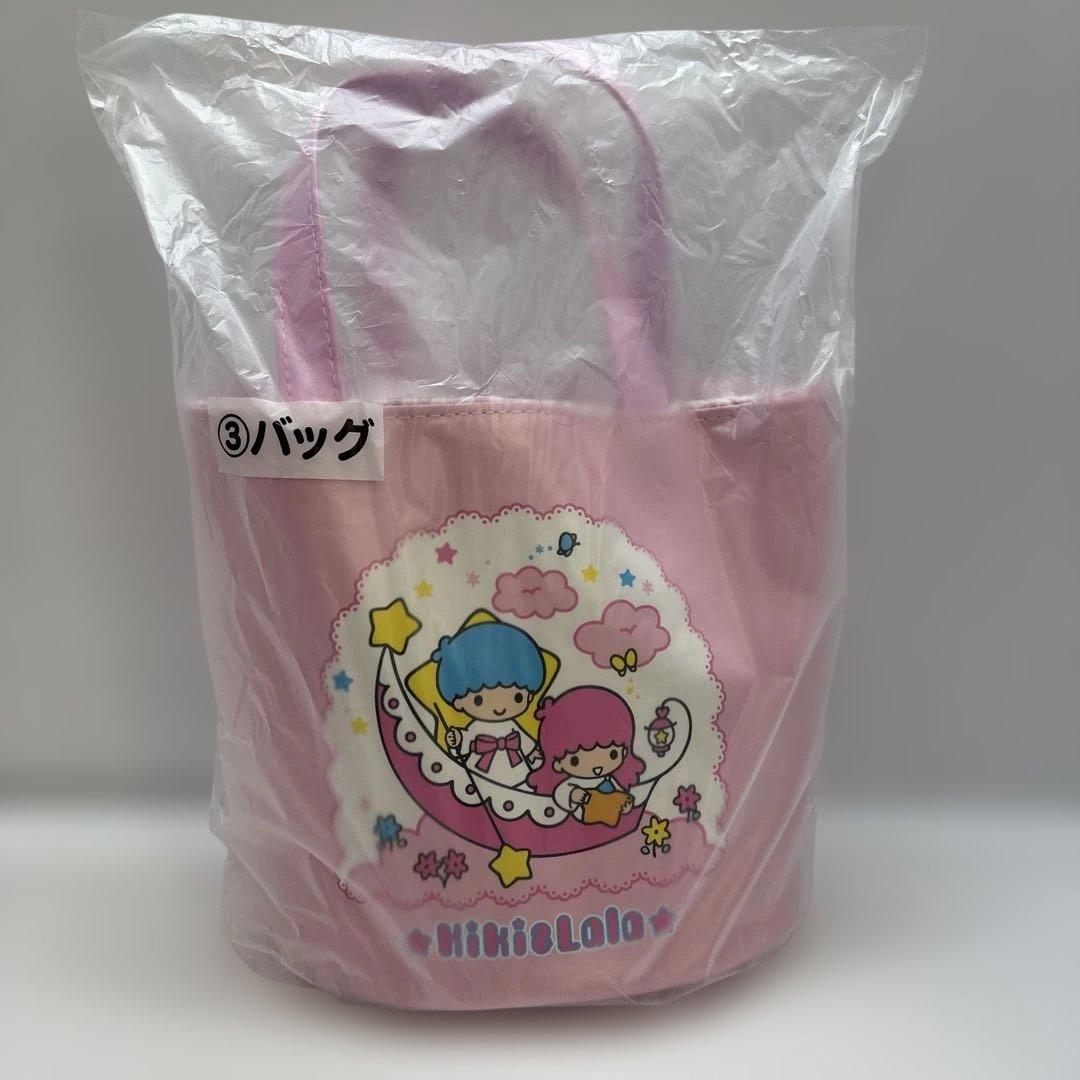 キキララくじ 10点セット　ティーポット マグカップ バッグ ポーチ ひざかけ