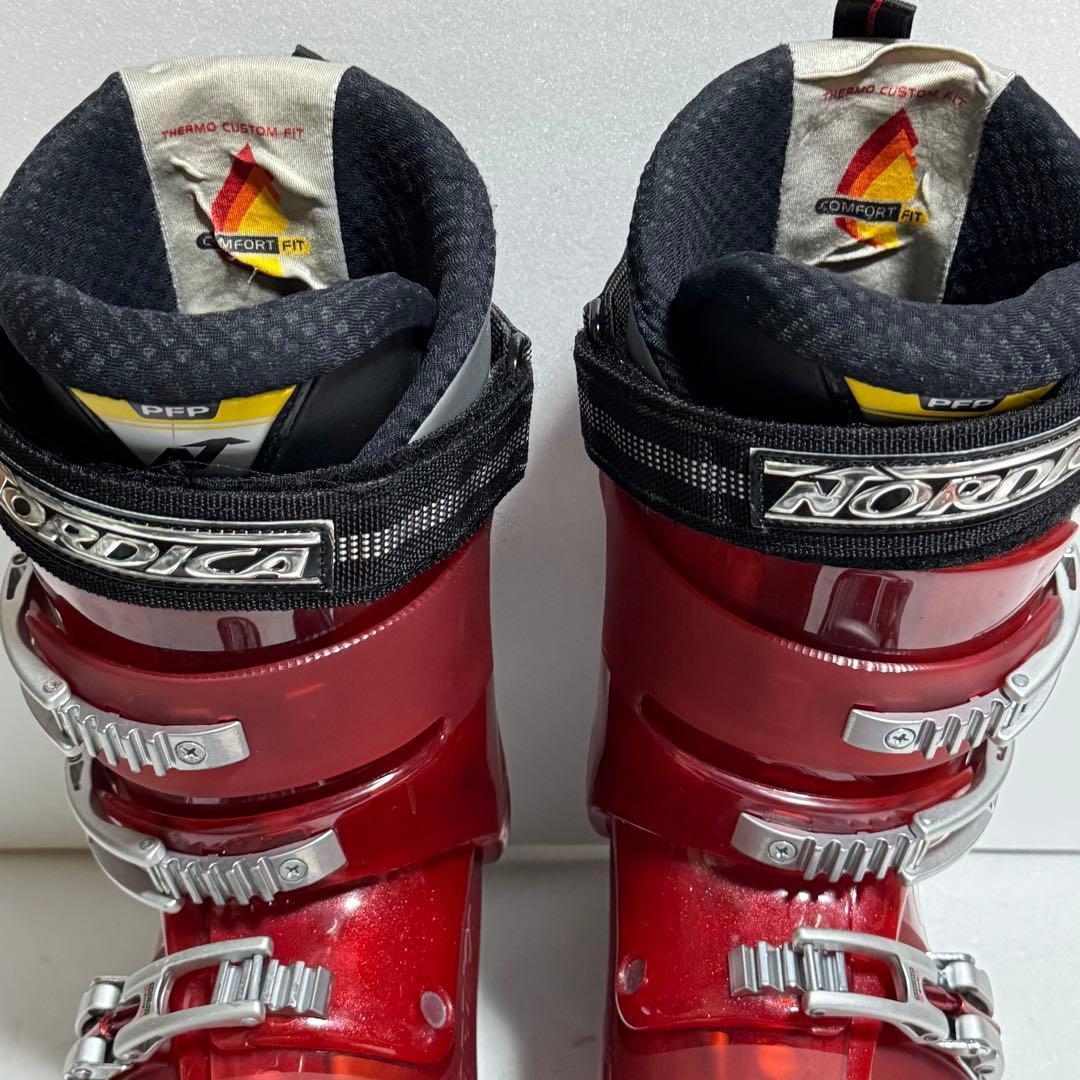 スキーブーツ 27CM27.5cm Nordicaレッド赤色初心者315mm