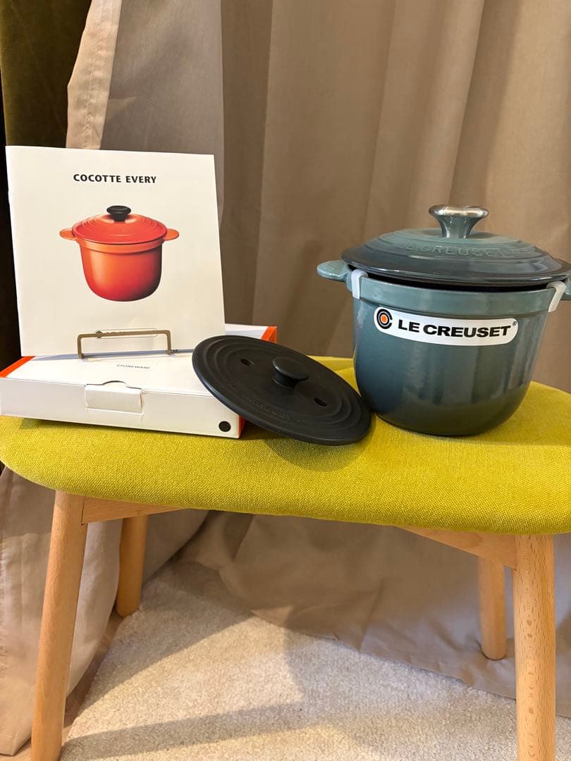 ル・クルーゼ ココット・エブリィ18cm インナーリッド(内蓋)オーシャン