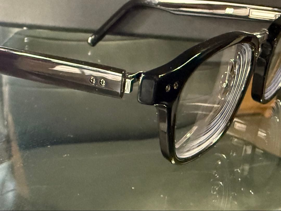 m*a様 999,9 M-151 48ロ21 140ブラックフレーム メガネ(度