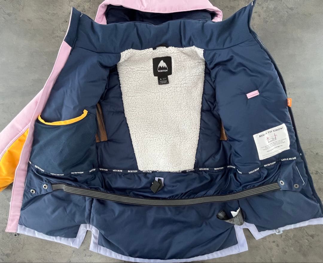 BURTON バートン ガールズ フード付きスキーウェア 130cm