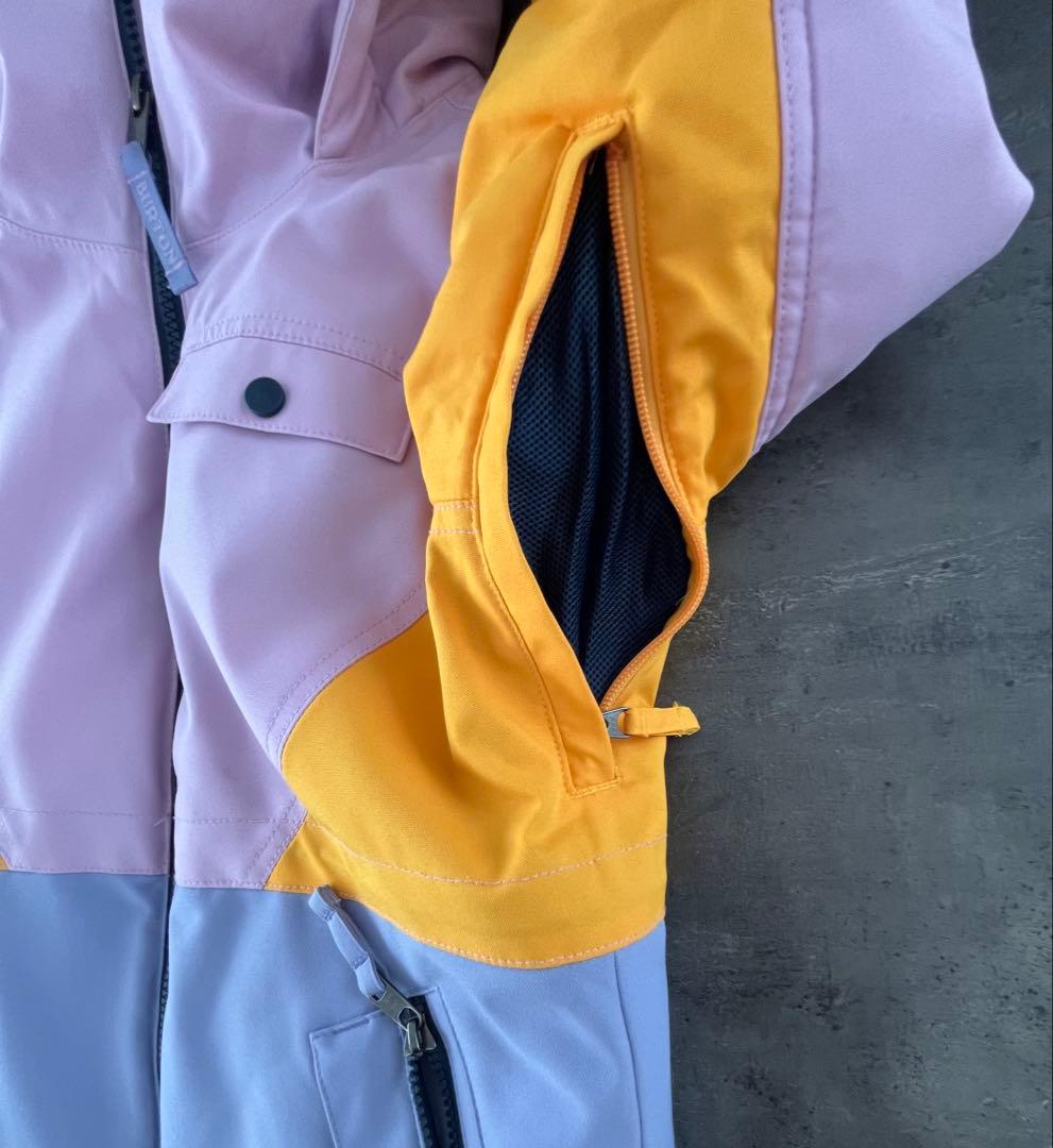 BURTON バートン ガールズ フード付きスキーウェア 130cm