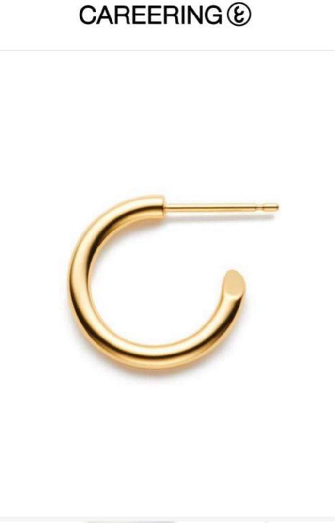 キャリアリング CAREERING 301 PLACEBO ピアス 両耳ゴールド