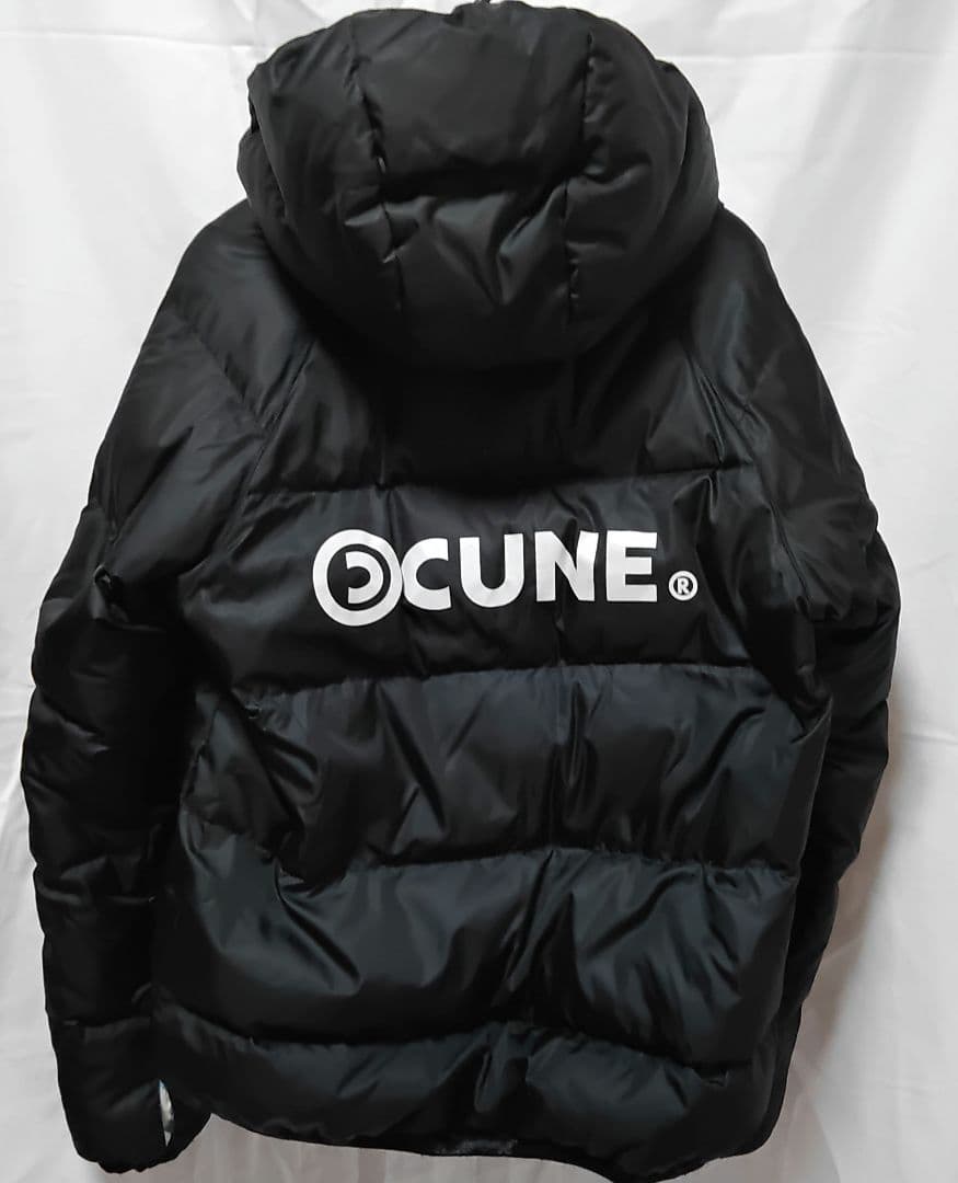 CUNE サイズ2 フード付き ブラックダウンジャケット