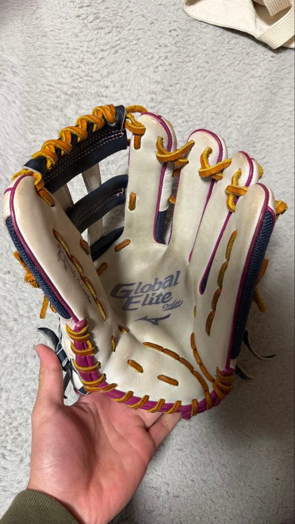 値下げします！Global Elite 軟式外野用オーダーグローブ