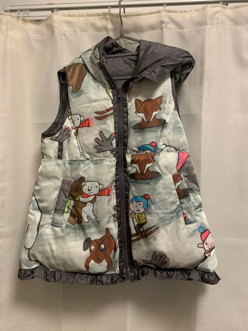 アルベロベロ　リバーシブルダウンベスト