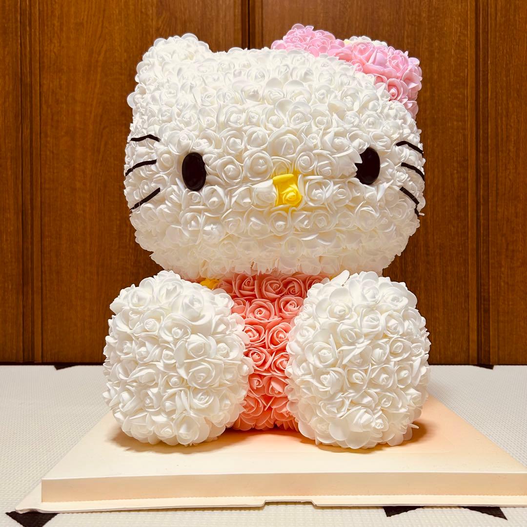 Hello kitty サンリオ ハローキティ フラワーローズアレジメント 造花