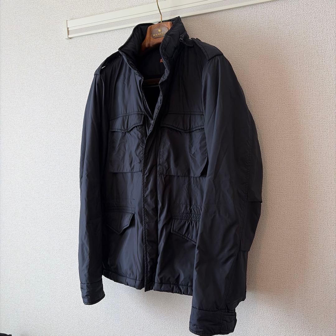 美品 ASPESI M-65 MINIFIELD WOOL VENTO 紺 L