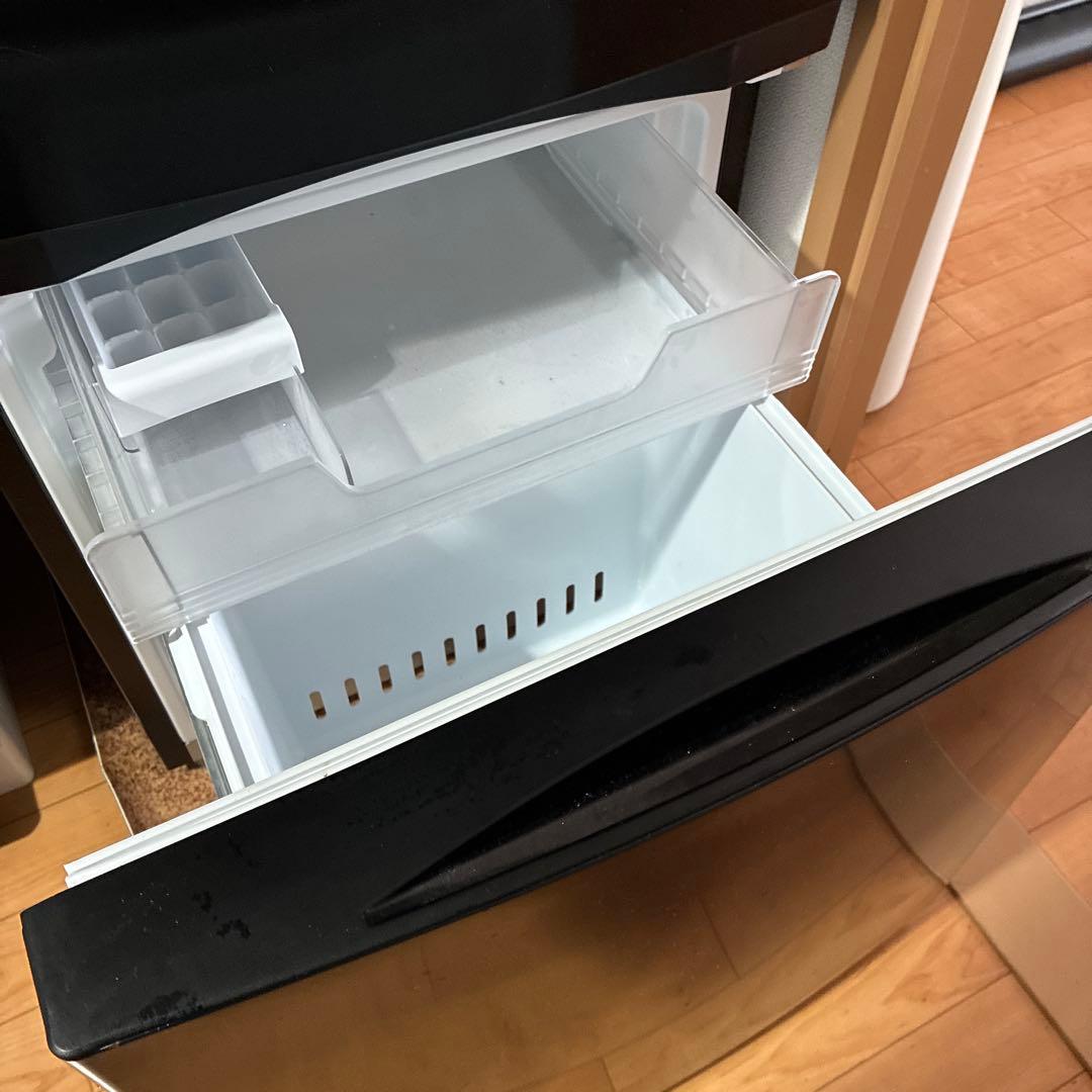 東芝 GR-V15BS(K) 2ドア冷蔵庫 セミマットブラック　※2月末発送