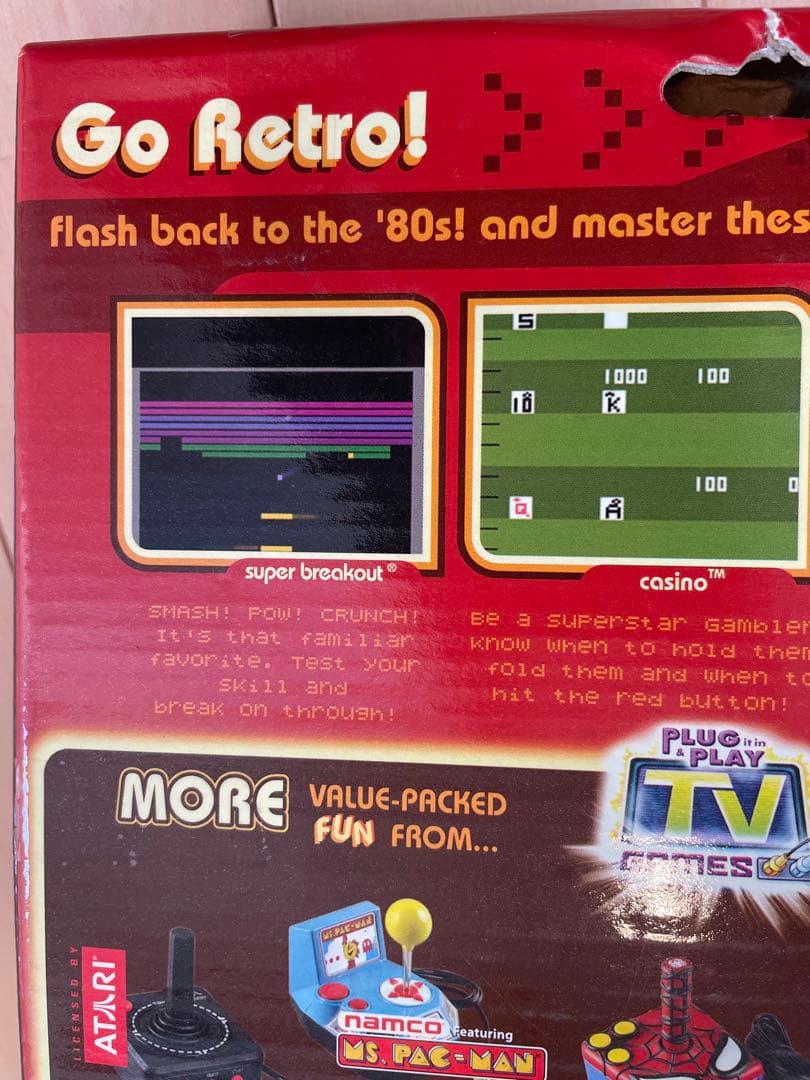 Plug & Play TV Games Atari 2600 未開封品