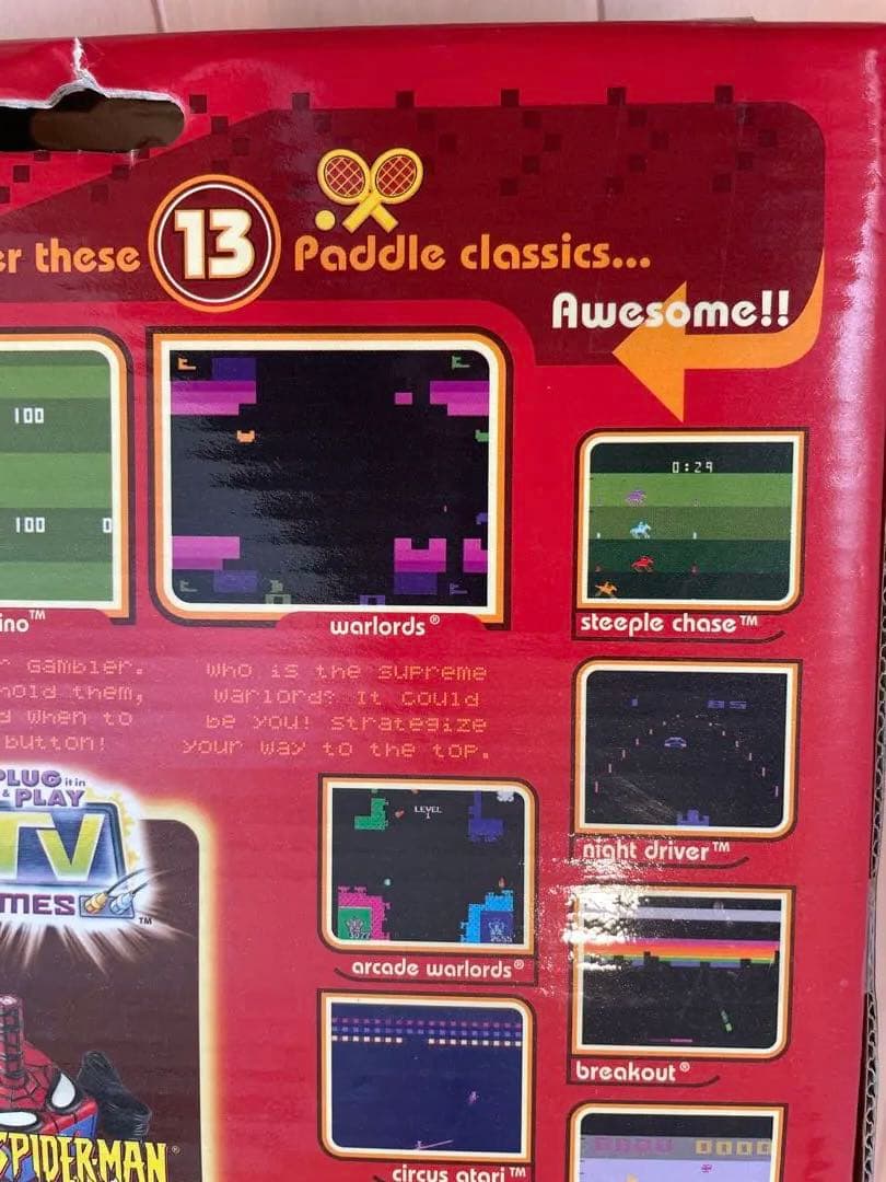 Plug & Play TV Games Atari 2600 未開封品