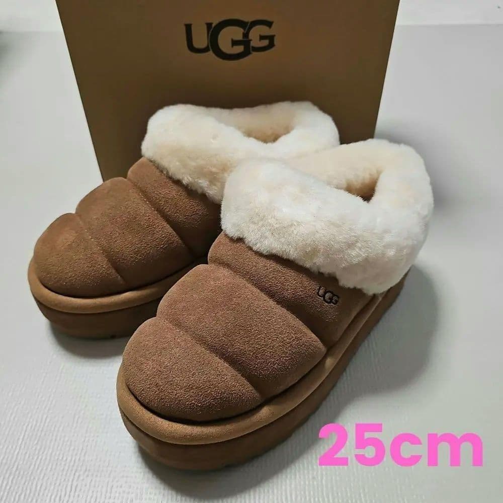 正規品★ UGG ★厚底★タズリータ ★チェスナット★アグ★ムートンブーツ