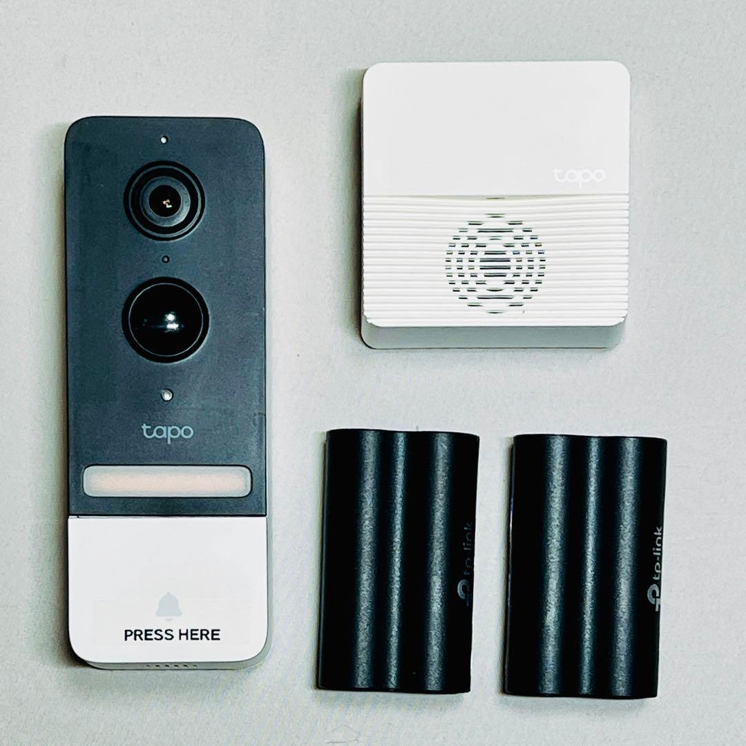 【バッテリー2個付】TP-Link Tapo D230S1 スマートドアホン