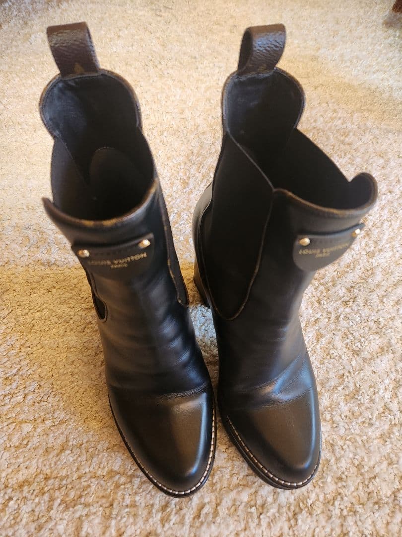 ☆美品☆ルイ・ヴィトン サイドゴアブーツ 黒　Size40