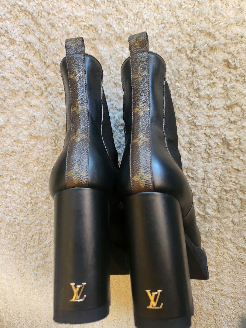 ☆美品☆ルイ・ヴィトン サイドゴアブーツ 黒　Size40