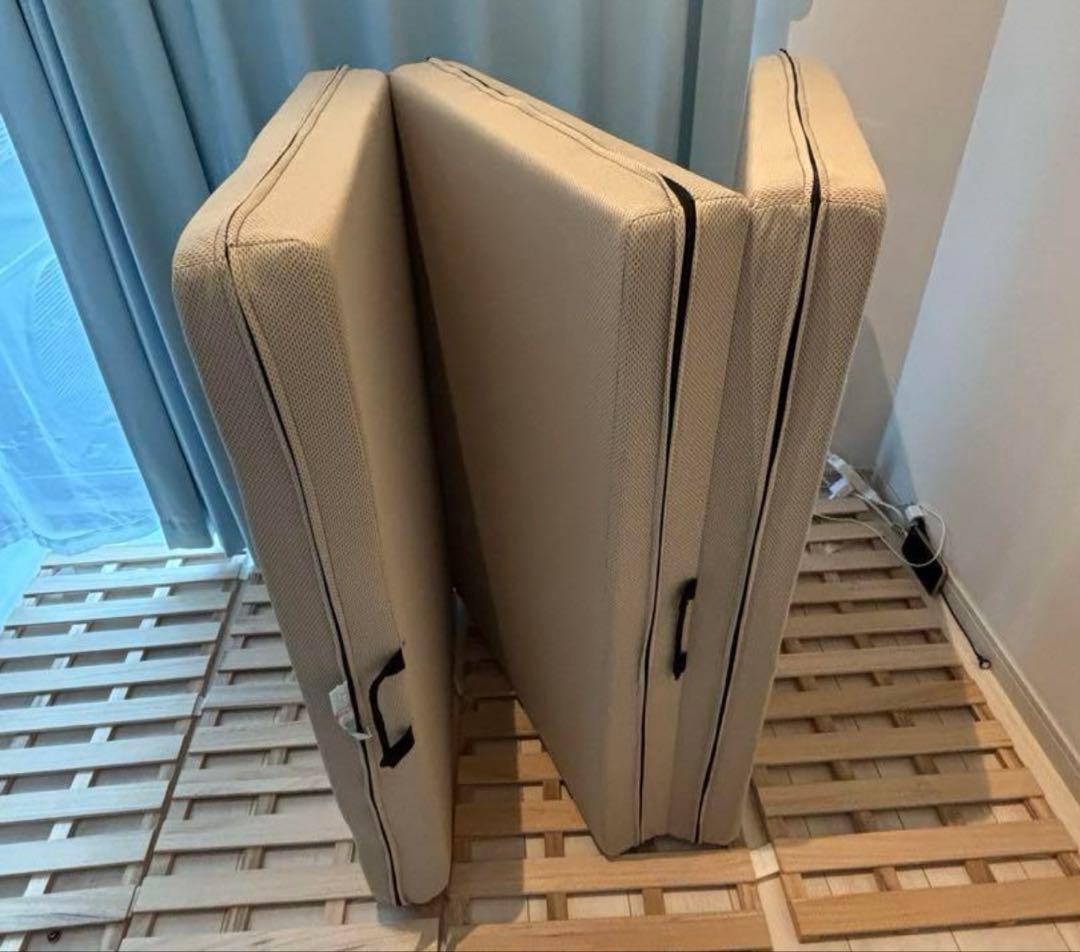 マニフレックス　三つ折りシングル&トッパーセット