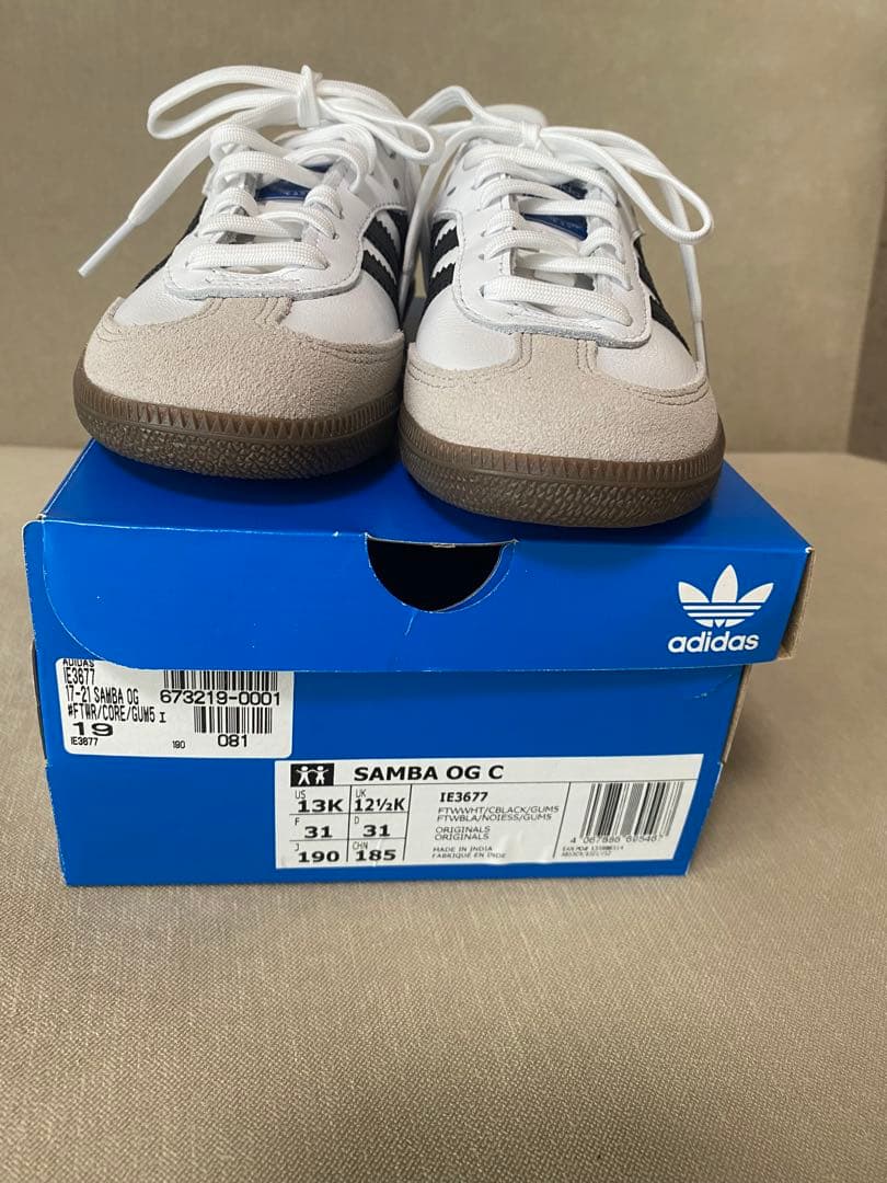 新品19cm adidas SAMBA OG C
