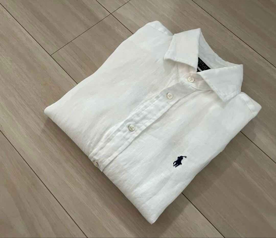 【大人気】POLO RALPH LAUREN(ポロラルフローレン)リネンシャツ麻