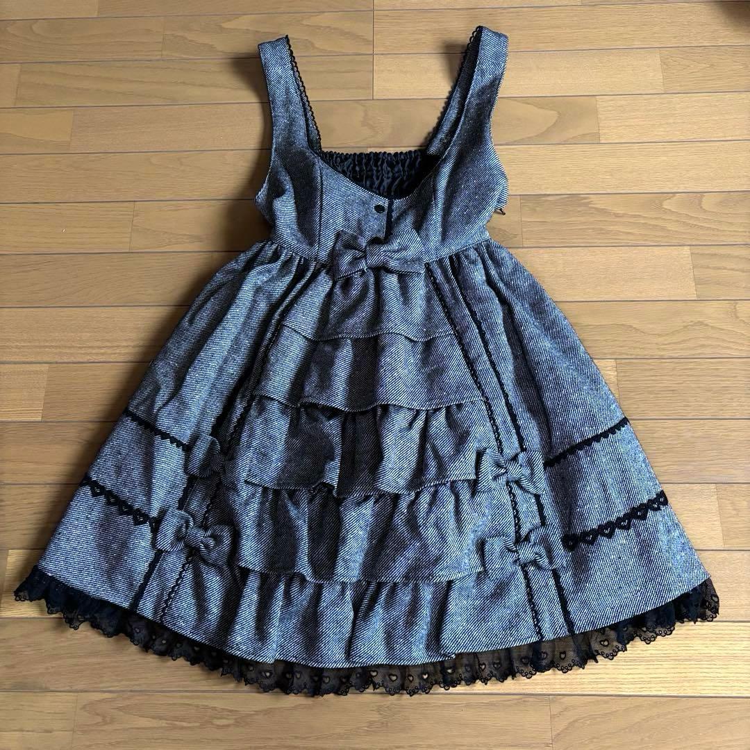 AngelicPretty フリルスワロウジャケット ジャンスカ 上下 ツイード