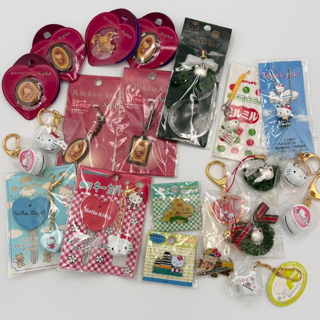 ご当地　ハローキティ　ストラップ　ボールペン　ピンズ　大量　103個　まとめ売り